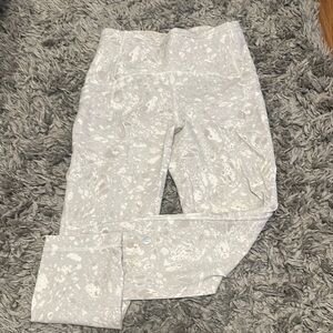 lululemon athletica Gray Patterned Leggings